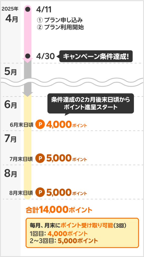 三木谷キャンペーンでポイントはいつ入る？