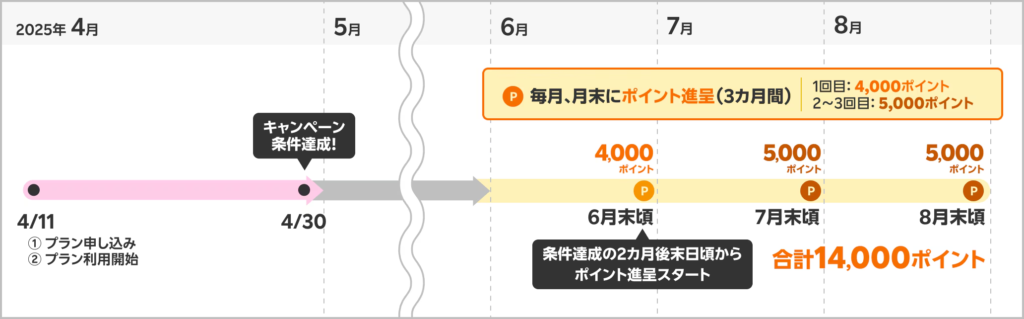 三木谷キャンペーンでポイントはいつ入る？